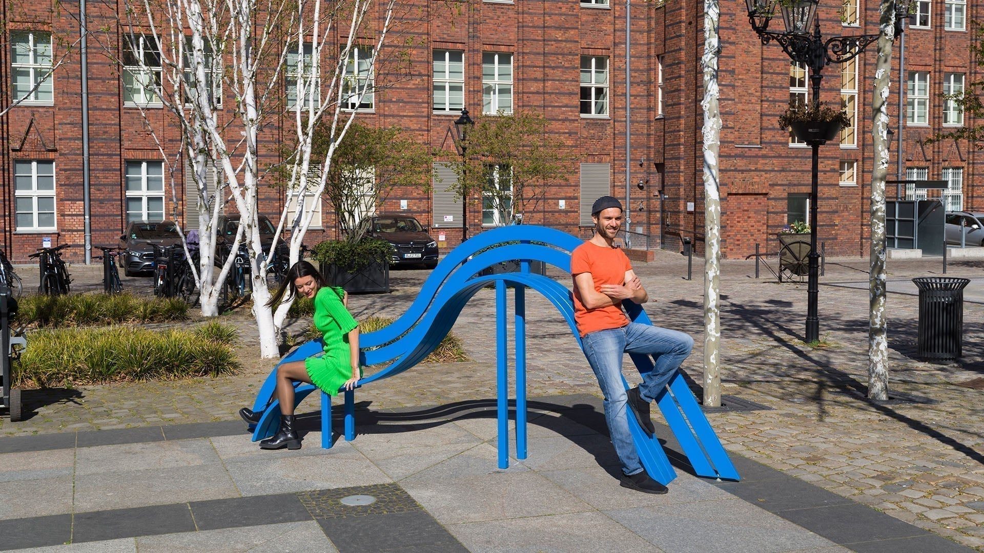 JEPPE HEIN | MODIFIED SOCIAL BENCHES AT FORUM AN DER MUSEUMSINSEL