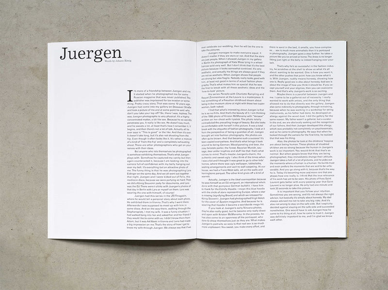 Special Issue by Juergen Teller