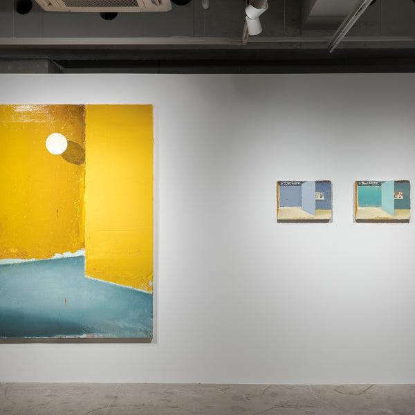 T7652☆展示品☆イエローコーナー☆HAKER MATTHIASアクリルアート T7652☆展示品☆イエローコーナー☆HAKER MATTHIASアクリルアート 絵画