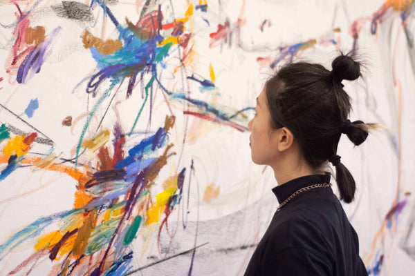 XIYAO WANG Painting large format for me is like swimming in the sea