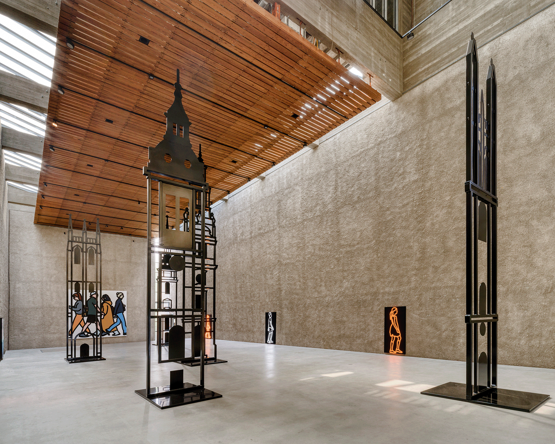 JULIAN OPIE | Populating Space – KÖNIG GALERIE