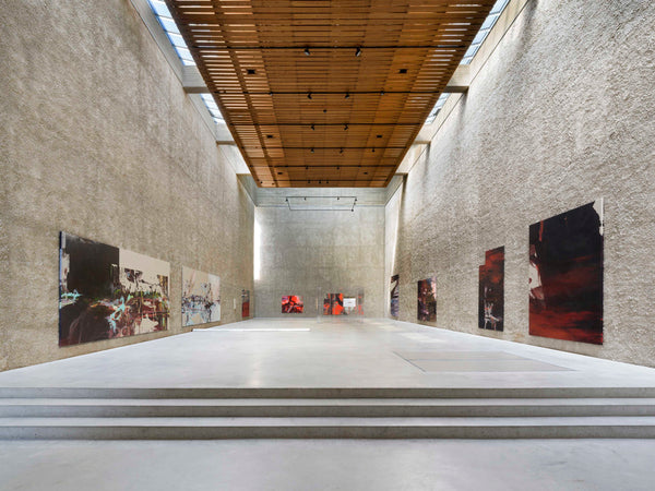 Installation view of Michael Müller's exhibition FRAGMENTE DER ZEIT