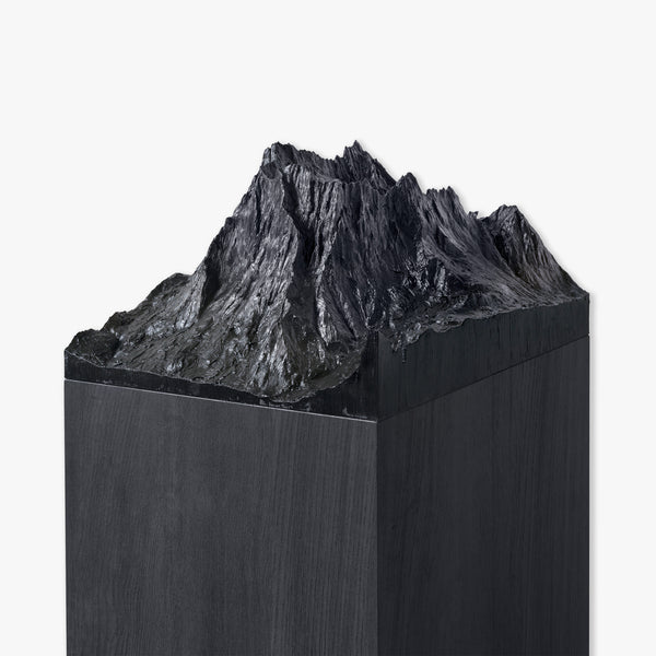 Black Zugspitze stretched z-axis