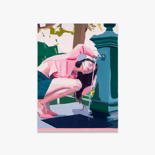 Woman and Fountain