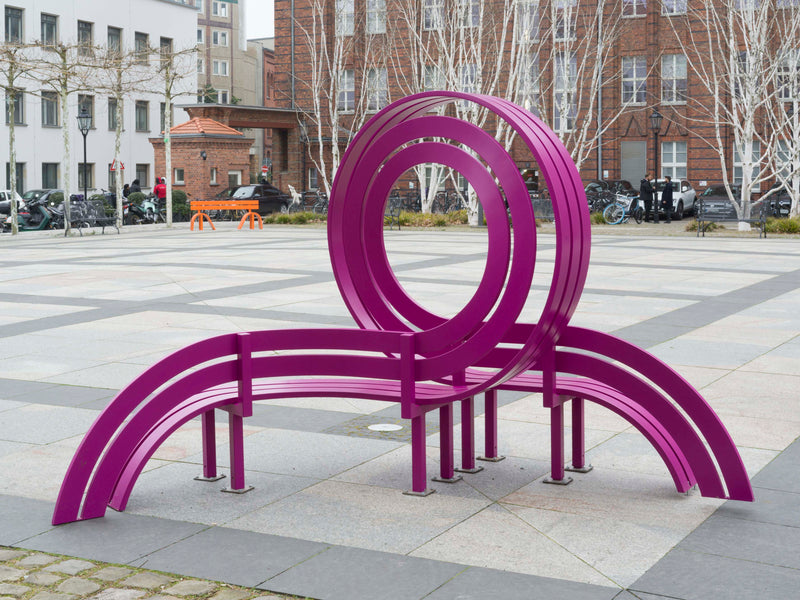 Purple Modified Social Bench #01