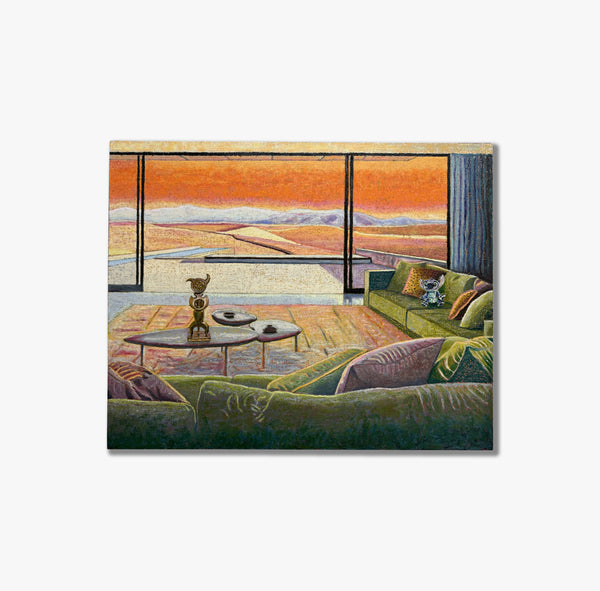 Desert Sunset Interior with Max Ernst and Stitch
