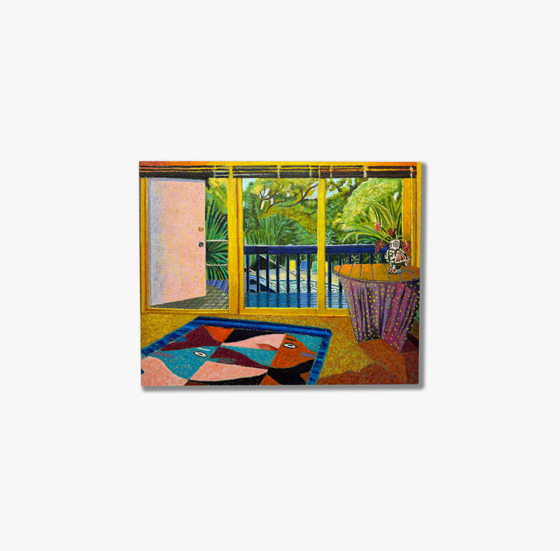 David Hockney's House with Picasso Owl and Peruvian Rug