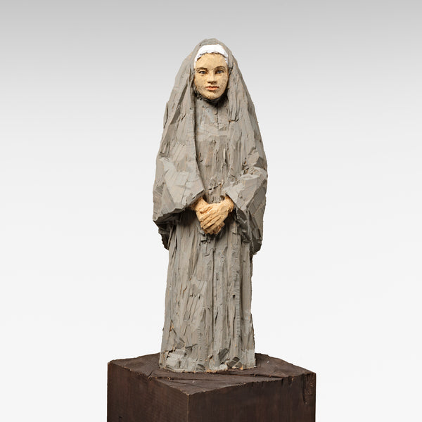 Sister with placed hands