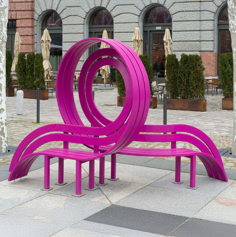 Purple Modified Social Bench #01
