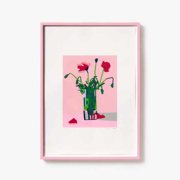 Flowers in Glass Vase