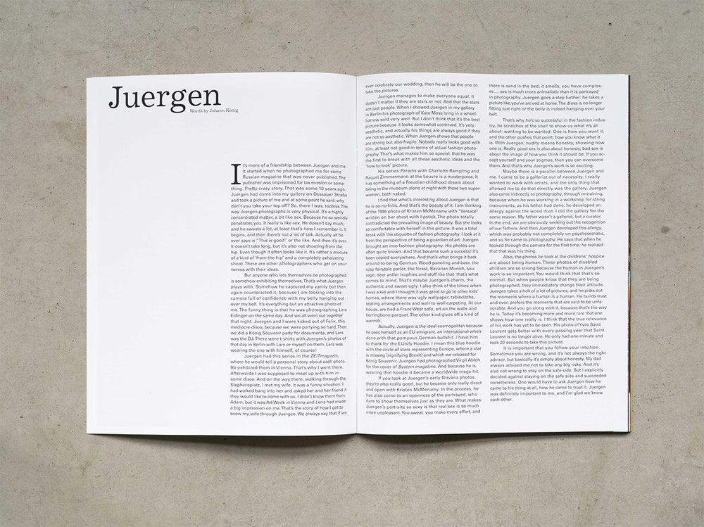 Special Issue Juergen Teller – KÖNIG GALERIE
